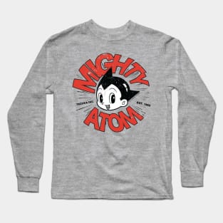 MIGHTY ATOM - Vintage Astro Boy Est. 1952 | Radial Design Long Sleeve T-Shirt